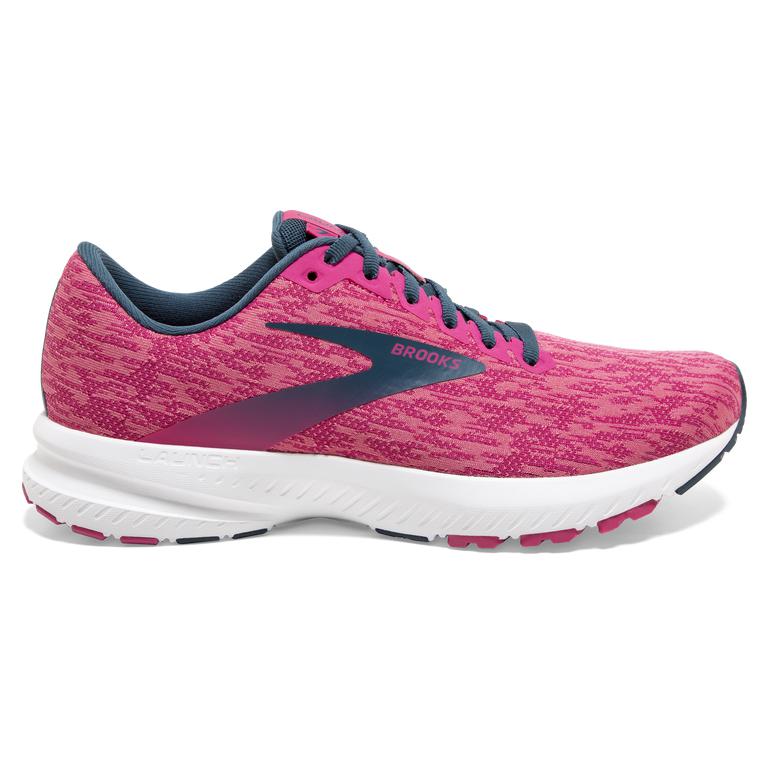 Brooks LAUNCH 7 Road Running Shoes Womens Online - Pink/Beetroot/Majolica (VUT690827)